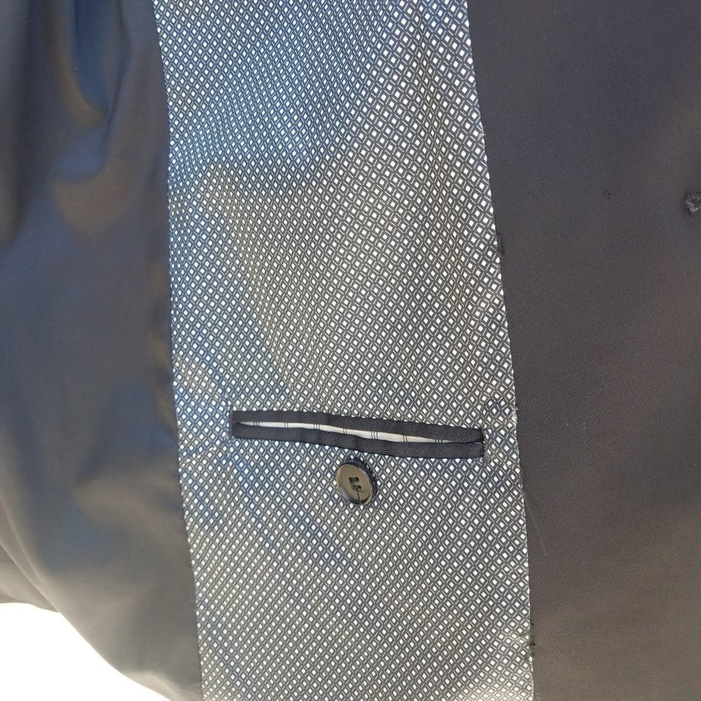 Zara Mens Navy Blue Suit Jacket - Picture 8 of 16